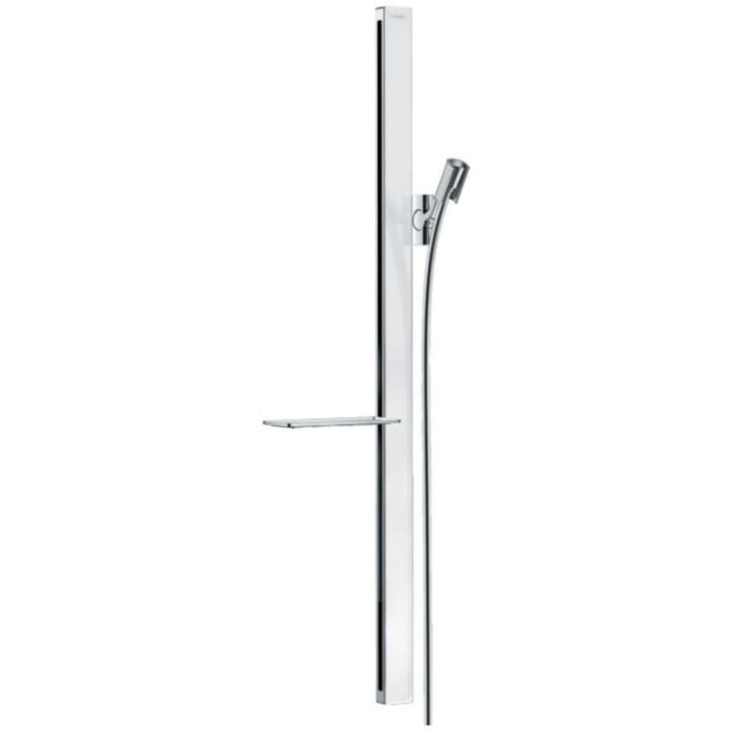 Hansgrohe - barre de douche Unica e 27640400 chromé -blanc, 90cm
