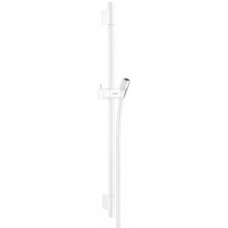 Hansgrohe Unica'S - Asta saliscendi  65 cm con flessibile doccia, bianco opaco 28632700