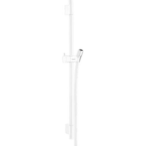 Hansgrohe Unica'S - Asta saliscendi 65 cm con flessibile doccia, bianco opaco 28632700