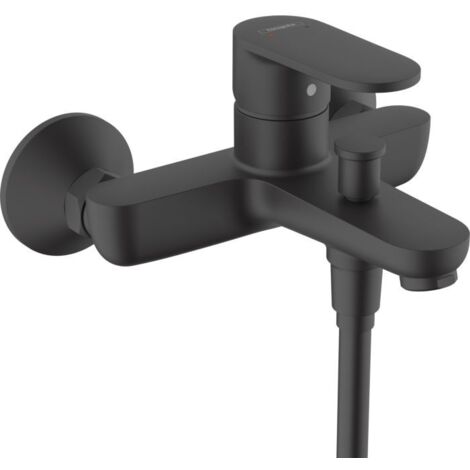 Hansgrohe Vernis Blend Einhebel-Wannenmischer Aufputz schwarz matt
