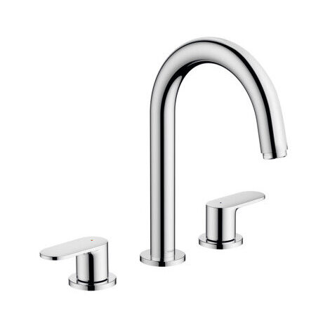 hansgrohe Vernis Blend Mélangeur de lavabo 3 trous avec vidage à tirette, 71553, Coloris: chrome - 71553000