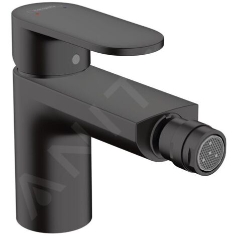 Hansgrohe Vernis Blend - Mitigeur de bidet avec vidage, noir mat 71218670