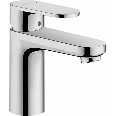 hansgrohe Vernis Blend Mitigeur de lavabo 100 avec tirette et vidage synthétique, chro...