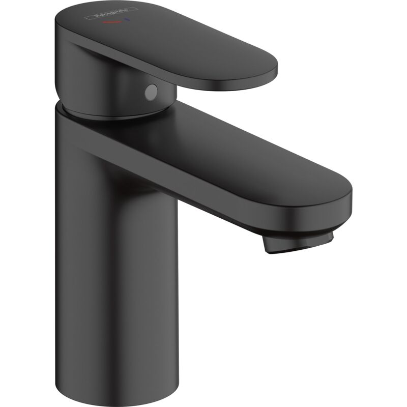 Hansgrohe Vernis Blend Single lever basin mixer 100 CoolStart with pop-up waste set - Matt Black - 71585670