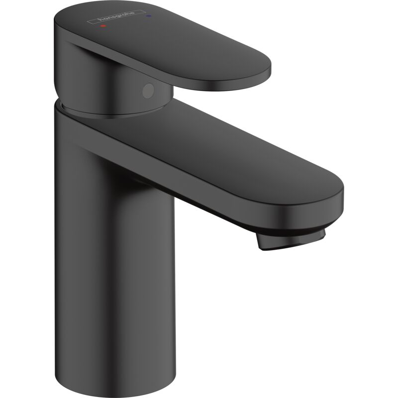 Hansgrohe Vernis Blend Single lever basin mixer 100 without waste set - Matt Black - 71580670