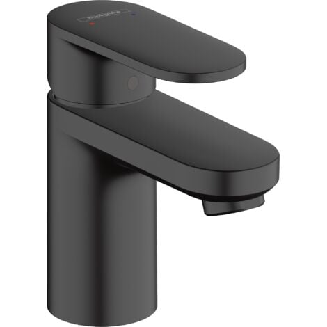 hansgrohe Vernis Blend Mitigeur de lavabo 70 avec tirette et vidage synthétique Noir mat