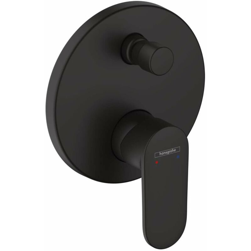 Hansgrohe Vernis Blend Single lever bath mixer for concealed installation - Matt Black - 71466670