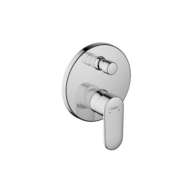 Hansgrohe Vernis Blend Set de finition pour mitigeur bain/ douche encastré, Chrome (71466000)