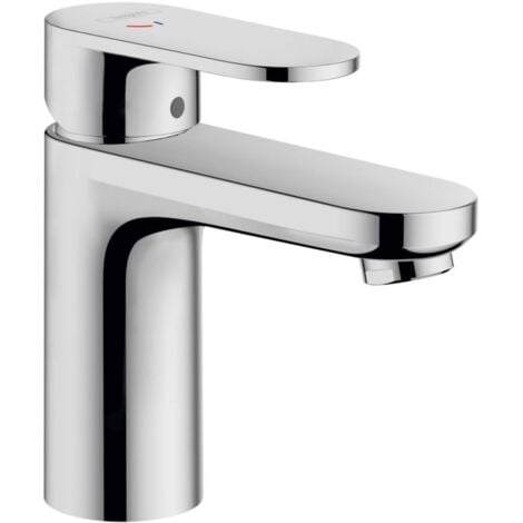 hansgrohe Vernis Blend Waschtischarmatur 71585000 CoolStart, mit Zugstangen-Ablaufgarnitur, chrom