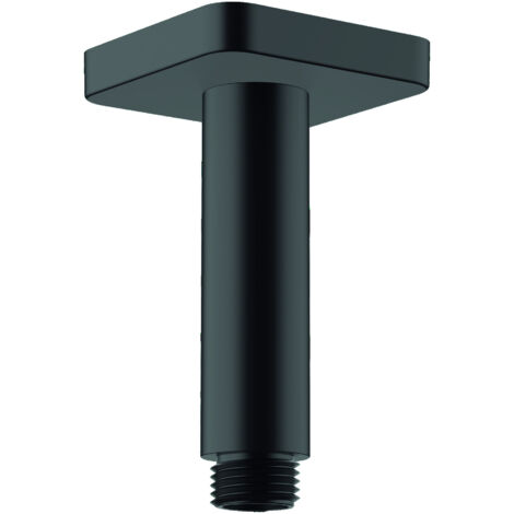 Hansgrohe Vernis Shape - Brazo de techo 10 cm, negro mate 26406670