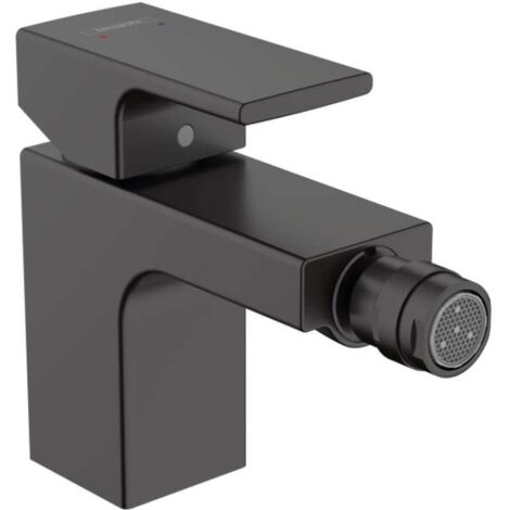 Hansgrohe Vernis Shape - Grifo de bidé con desagüe, negro mate 71211670
