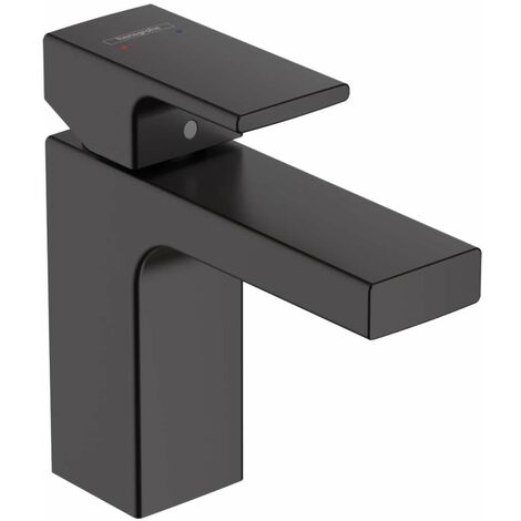 hansgrohe Vernis Shape Miscelatore monocomando lavabo 100 con saltarello, nero opaco, 71561670