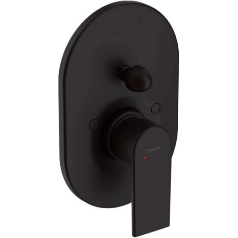 Hansgrohe Vernis Shape - Mitigeur de baignoire encastré, avec corps d’encastrement, noir mat 71472670