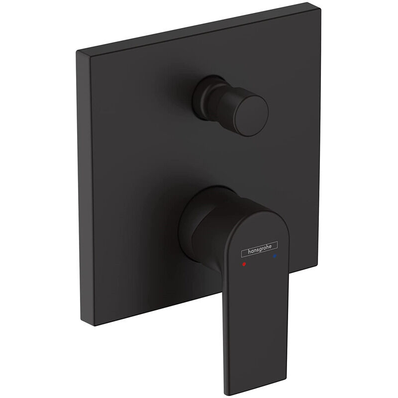 Hansgrohe Vernis Shape Single lever bath mixer for concealed installation - Matt Black - 71468670
