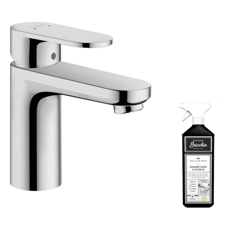 Hansgrohe - Mitigeur lavabo 70 sans tirette ni vidage chrome + nettoyant Briochin