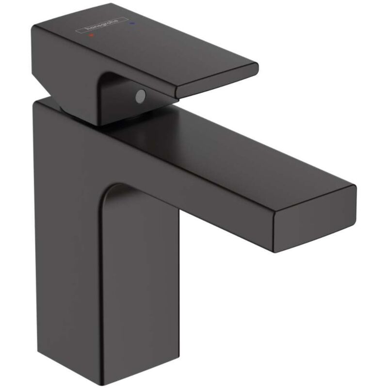 Hansgrohe - Vernis Shape Mitigeur de lavabo 100, sans tirette ni vidage, Noir mat (71569670)