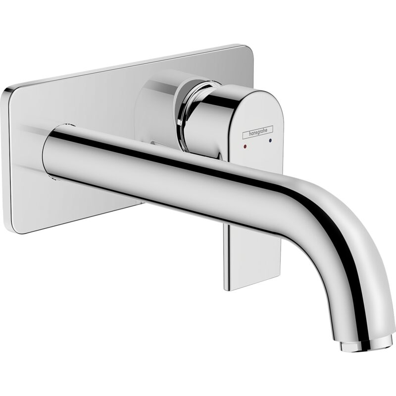 Hansgrohe Vernis Shape Single lever basin mixer for concealed installation wall-mounted with spout 20,7cm - Chrome - 71578000