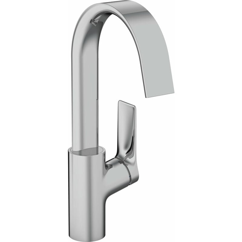 

Hansgrohe Vivenis, mezclador monomando de lavabo 210 con caño giratorio sin desagüe, 139 mm de proyección, 75032, color: cromado - 75032000