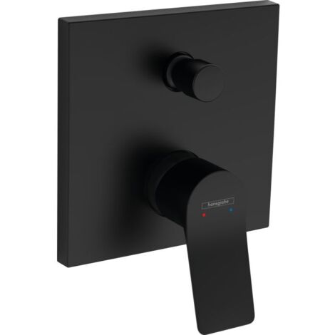 Hansgrohe Vivenis - Mitigeur de baignoire encastré, 2 sorties, noir mat 75415670