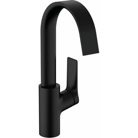 Hansgrohe Vivenis - Mitigeur de lavabo 210, avec vidage rotatif, EcoSmart, noir mat 75032670