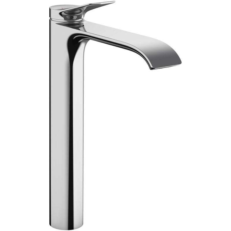 Hansgrohe - Vivenis Mitigeur de lavabo surélevé 250 sans tirette ni vidage, bec cascade, chrome (75042000)