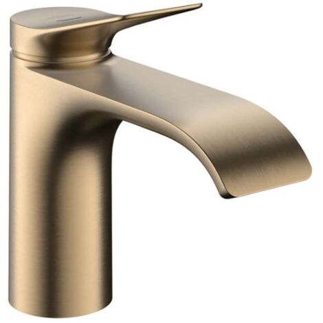 Hansgrohe Vivenis - Rubinetto non miscelatore per lavabo, EcoSmart, bronzo spazzolato 75013140