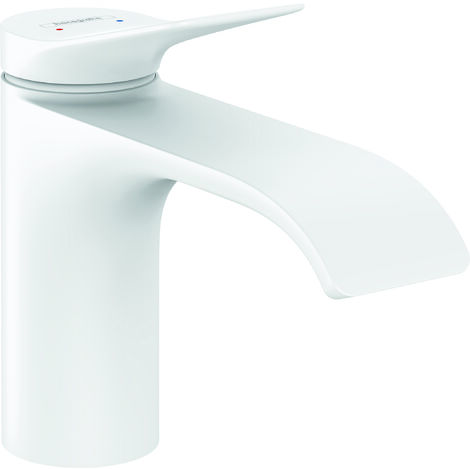 Hansgrohe Vivenis - Waschtischarmatur 80, EcoSmart, weiß matt 75012700