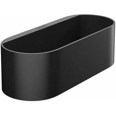 Hansgrohe WallStoris - Mensola profonda, nero opaco 27912670