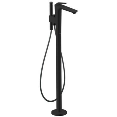 hansgrohe Wannen-Einhebelmischer Axor Citterio C cubic cut, ms, bodensteh., Ausl. 194mm
