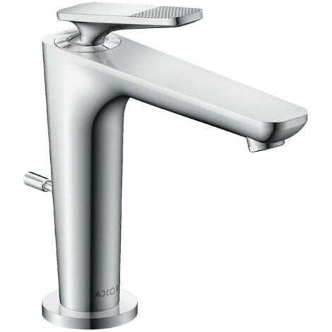 hansgrohe Waschtisch-Einhebelmischer Axor Citterio C CoolSt cubic cut, c, A 135mm, Zugst. Abl.garn