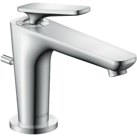 hansgrohe Waschtisch-Einhebelmischer Axor Citterio C CoolSt o S, chr, Ausl. 128mm, Zugst.Abl.Gar.