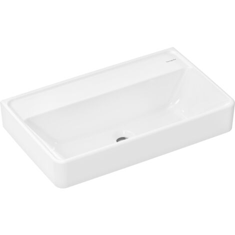 hansgrohe Xanuia Q lavabo compact, sans trou pour robinet, sans