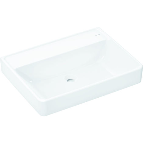 hansgrohe Xanuia Q Waschtisch 650x480mm ohne Hahnloch und Überlauf, SmartClean, Weiß