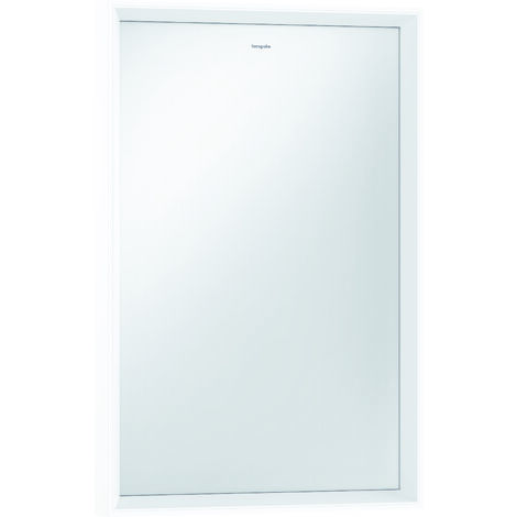 hansgrohe Xarita E Spiegel mit LED-Beleuchtung 500x700x50mm Infrarot Sensor, Mattweiß