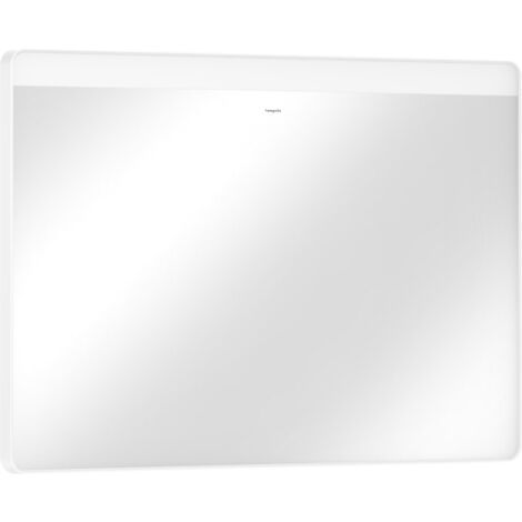 Hansgrohe Xarita Lite Q - Specchio con illuminazione LED, 70x100 cm, bianco opaco 54959700