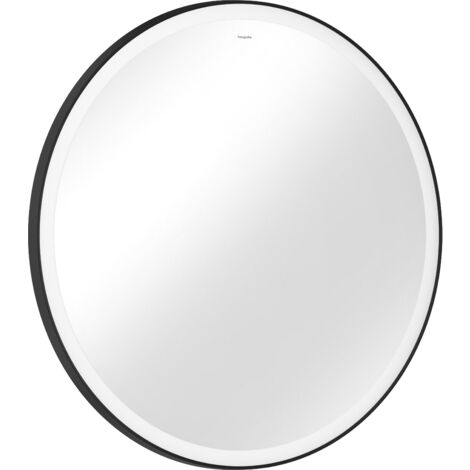 hansgrohe Xarita Lite S Spiegel, runde LED-Beleuchtung,