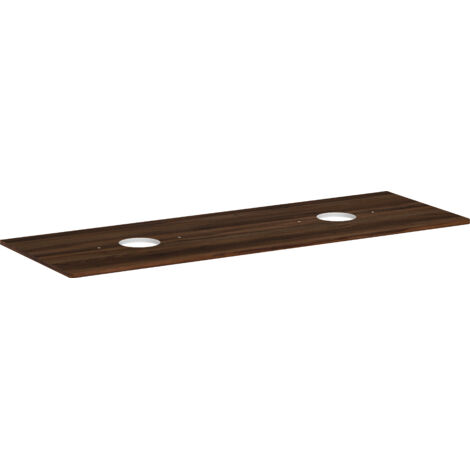 hansgrohe Xelu Q Console avec 2 découpes rondes, 1560x550, pour