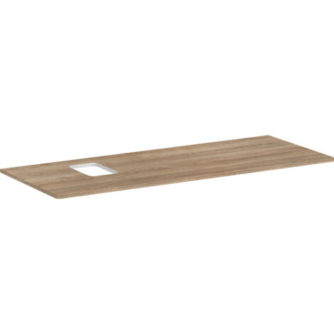 hansgrohe Xelu Q Console avec découpe à gauche, 1360x550, pour