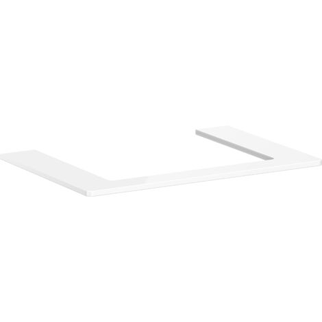 hansgrohe Xelu Q Console avec découpe au centre, 600x480, pour