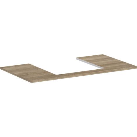 hansgrohe Xelu Q Console avec découpe au centre, 980x550, pour