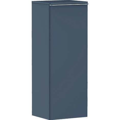 hansgrohe Xelu Q Halbhochschrank Diamantgrau Matt 400x350mm, Griff Chrom, Türanschlag links