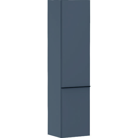 hansgrohe Xelu Q Hochschrank Diamantgrau Matt 400x350mm, Griff Mattschwarz, Türanschlag links