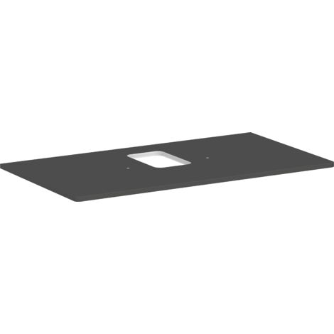 hansgrohe Xelu Q Konsole mit Ausschnitt mittig, 980x550, für