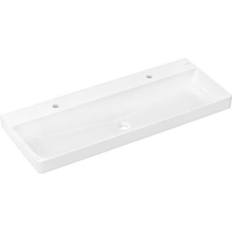 hansgrohe Xelu Q lavabo, 2 agujeros para grifería, sin