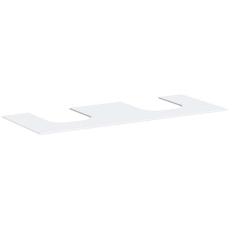 hansgrohe Xevolos E Console, 2 découpes, 1370x550mm, pour vasque