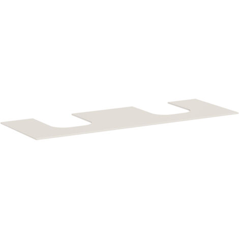hansgrohe Xevolos E Console, 2 découpes, 1570x550mm, pour vasque
