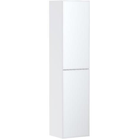 hansgrohe Xevolos E Hochschrank Sandbeige Matt 400x360mm Front Weiß Metallic, Türanschlag links