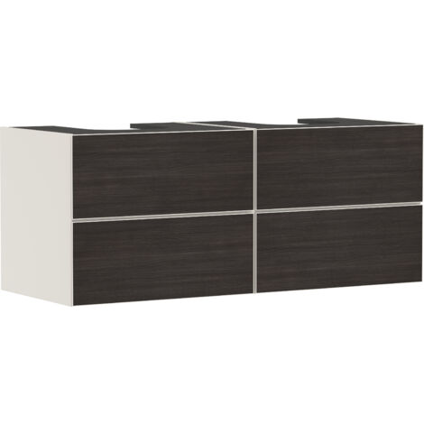 hansgrohe Xevolos E Meuble sous-lavabo, 4 tiroirs, 2 découpes,