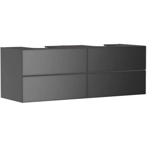 hansgrohe Xevolos E Meuble sous-lavabo, 4 tiroirs, 2 découpes,