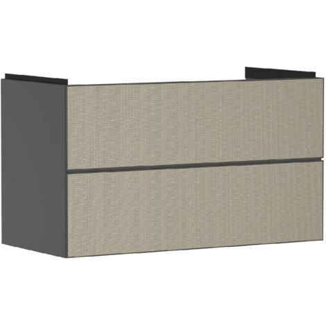 hansgrohe Xevolos E Waschtischunterschrank, 2 Schubkästen,